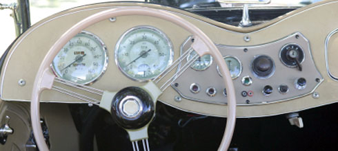 Foto Oldtimer Cockpit